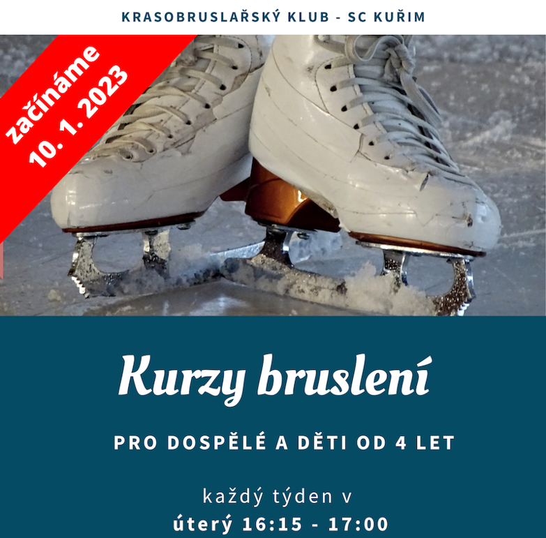 Kurzy bruslení - zima/jaro 2023